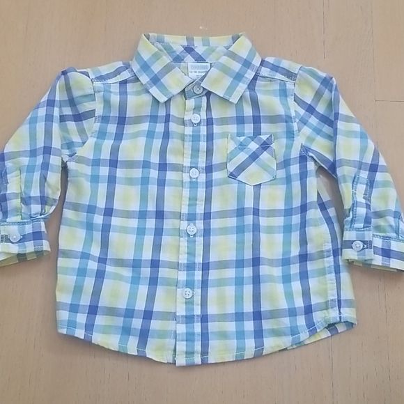 Gymboree Button Down Plaid Shirt 18 Month Bundle - Picture 2 of 11